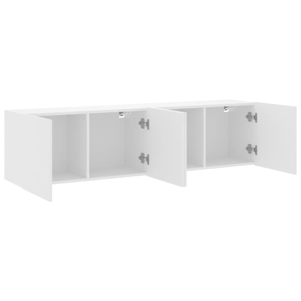 Zidni TV ormarići 2 kom bijeli 80x30x41 cm
