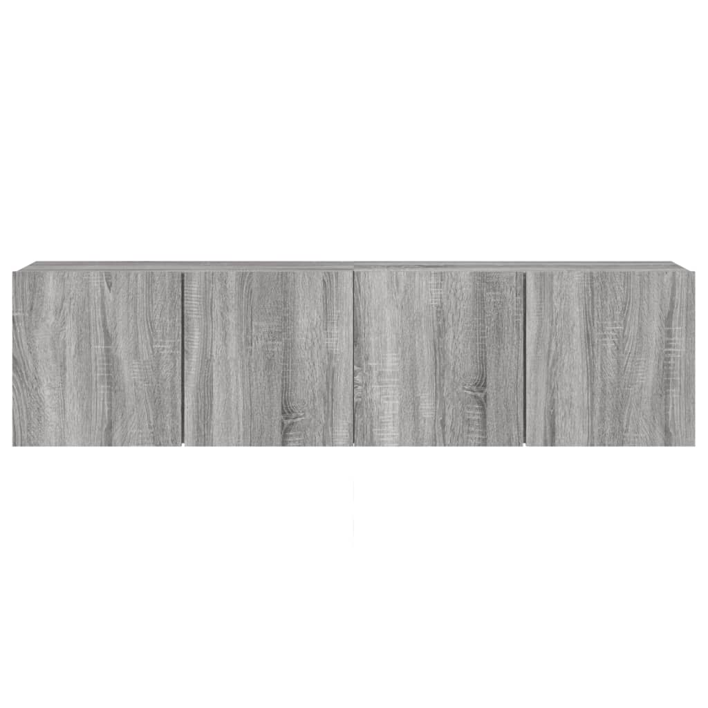 Zidni TV ormarići 2 kom boja sivog hrasta sonome 80x30x41 cm