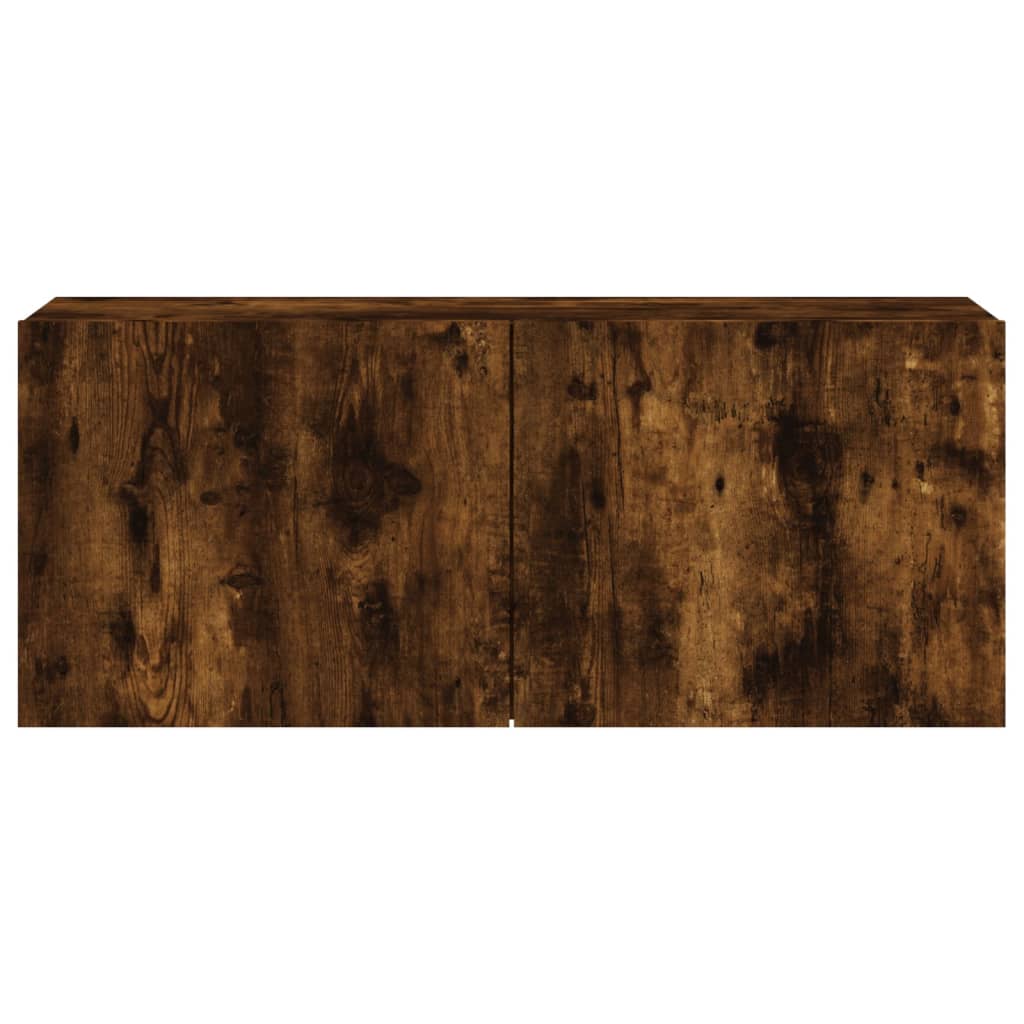 Zidni TV ormarić boja dimljenog hrasta 100x30x41 cm