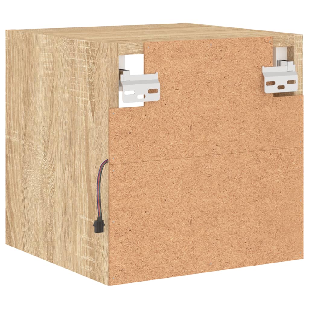 Zidni TV ormarići LED 2 kom boja hrasta sonome 30x28,5x30 cm