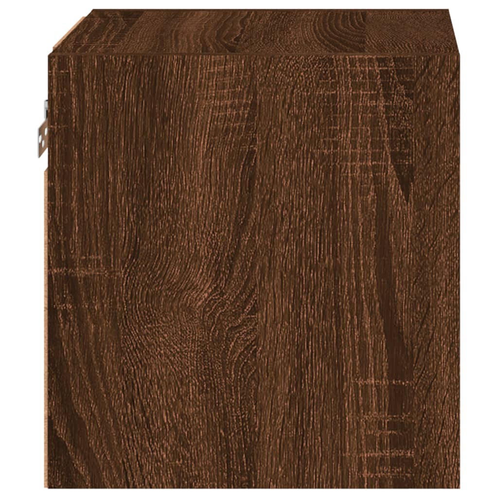 Zidni TV ormarići LED 2 kom smeđa boja hrasta 30 x 28,5 x 30 cm