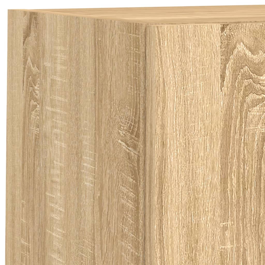 TV ormarići s LED svjetlima 2 kom boja hrasta 30,5x30x60 cm