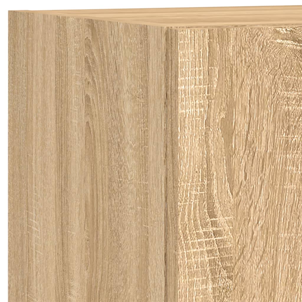 TV ormarić s LED svjetlima boja hrasta sonome 30,5x30x90 cm