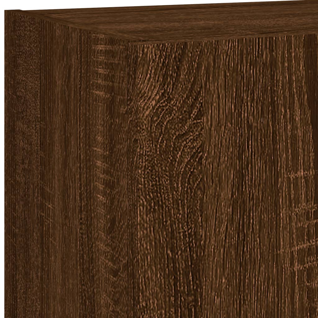 TV ormarić s LED svjetlima boja smeđeg hrasta 40,5x30x60 cm