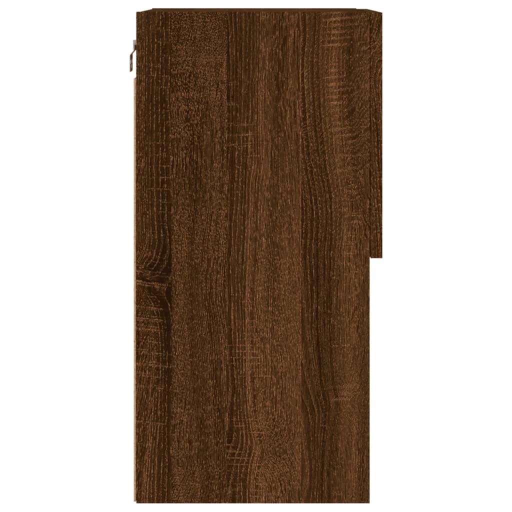 TV ormarić s LED svjetlima boja smeđeg hrasta 40,5x30x60 cm