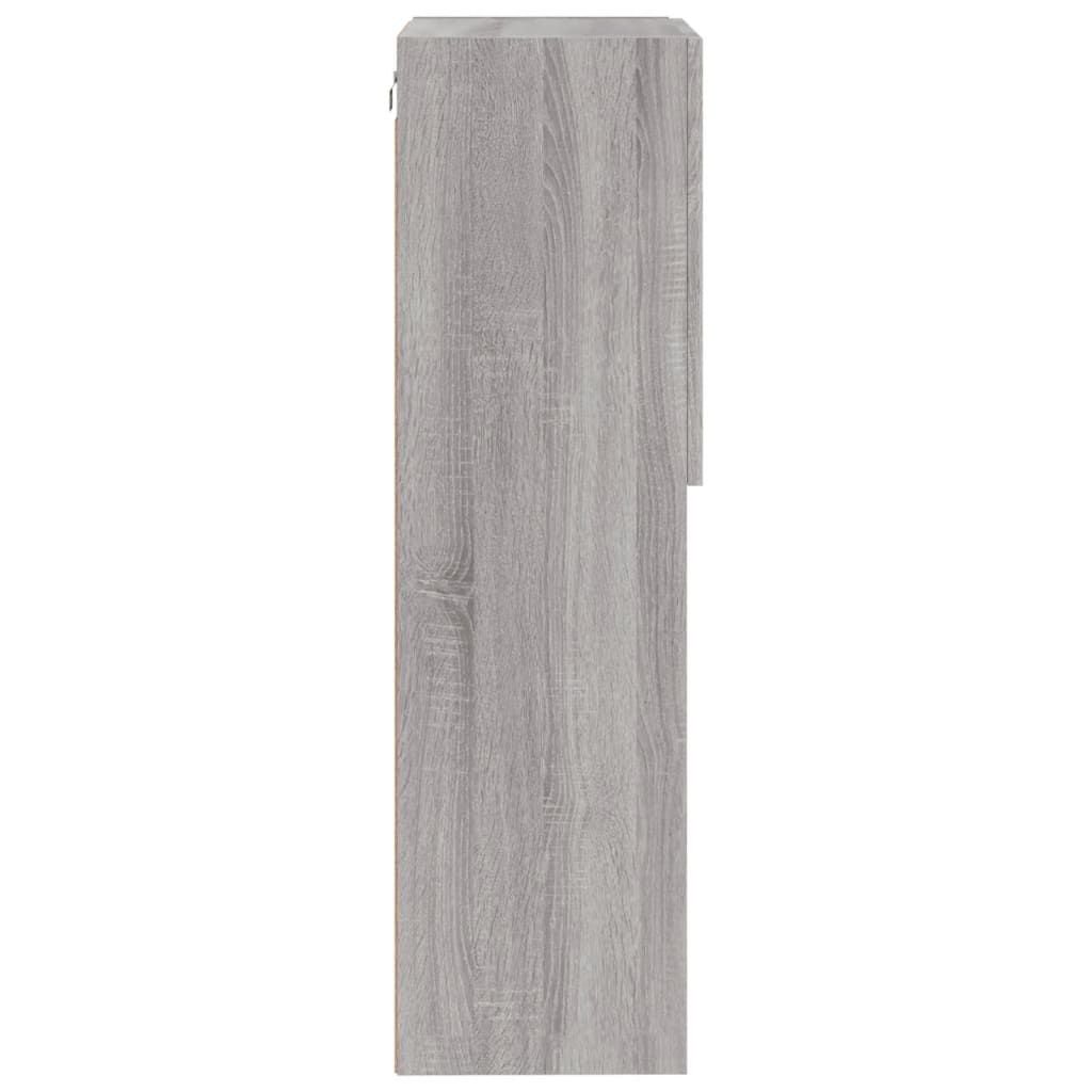 TV ormarić s LED svjetlima boja hrasta 40,5x30x102 cm