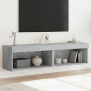 TV ormarići s LED svjetlima 2 kom boja betona 60x30x30 cm