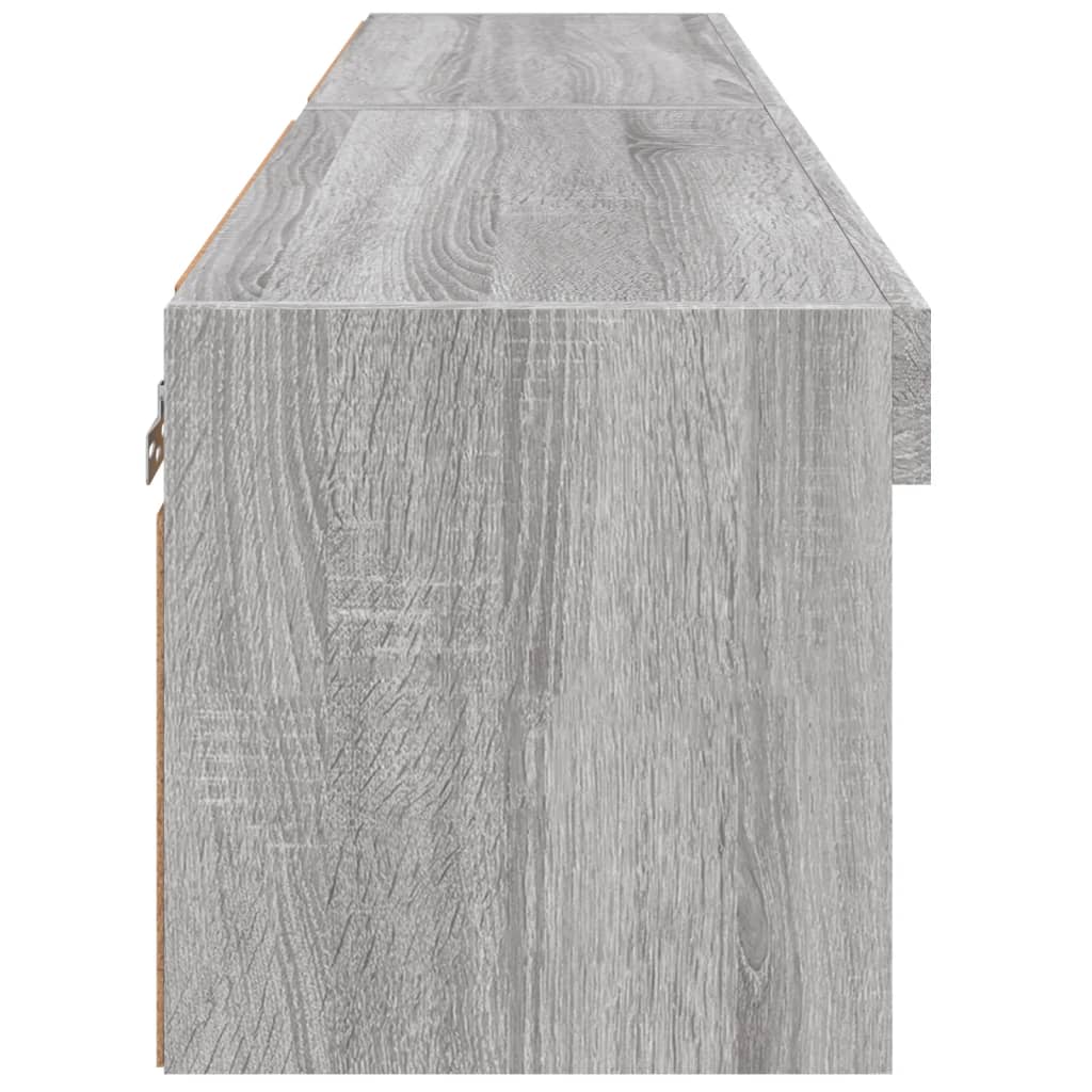TV ormarići s LED svjetlima 2 kom boja hrasta 60x30x30 cm