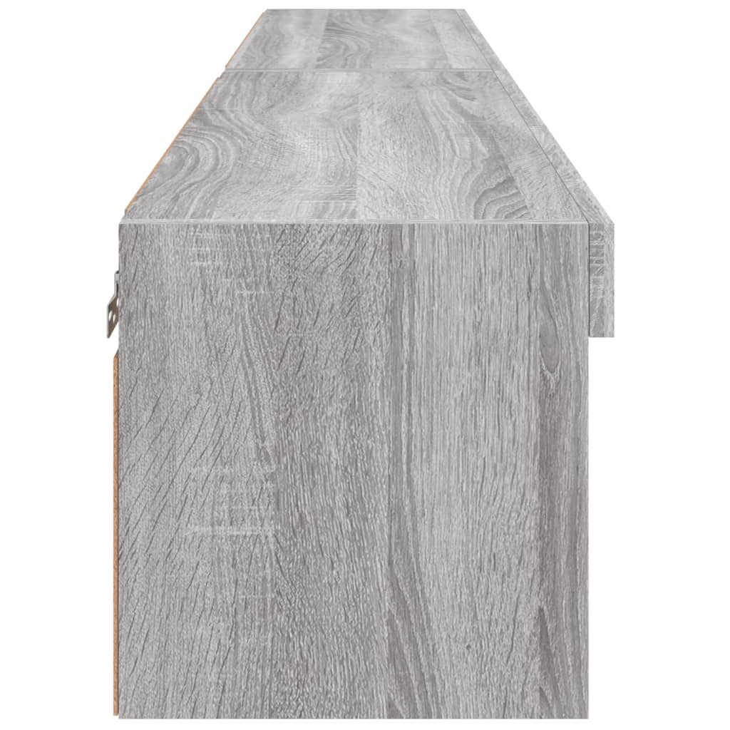 TV ormarići s LED svjetlima 2 kom boja hrasta 80x30x30 cm