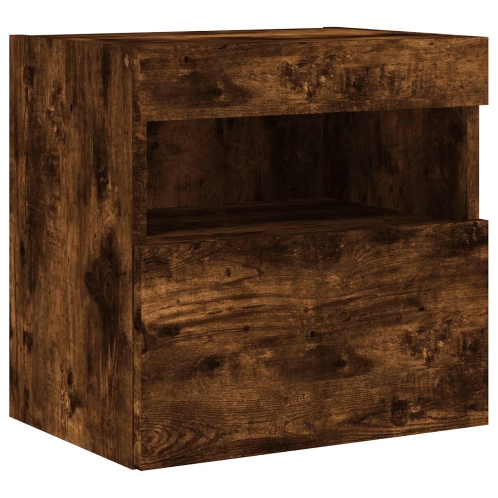 Zidni TV ormarići LED 2 kom boja hrasta 40x30x40 cm