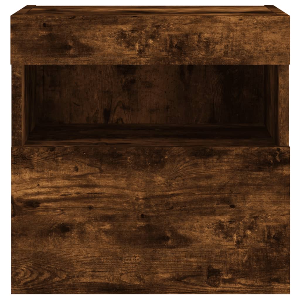 Zidni TV ormarići LED 2 kom boja hrasta 40x30x40 cm
