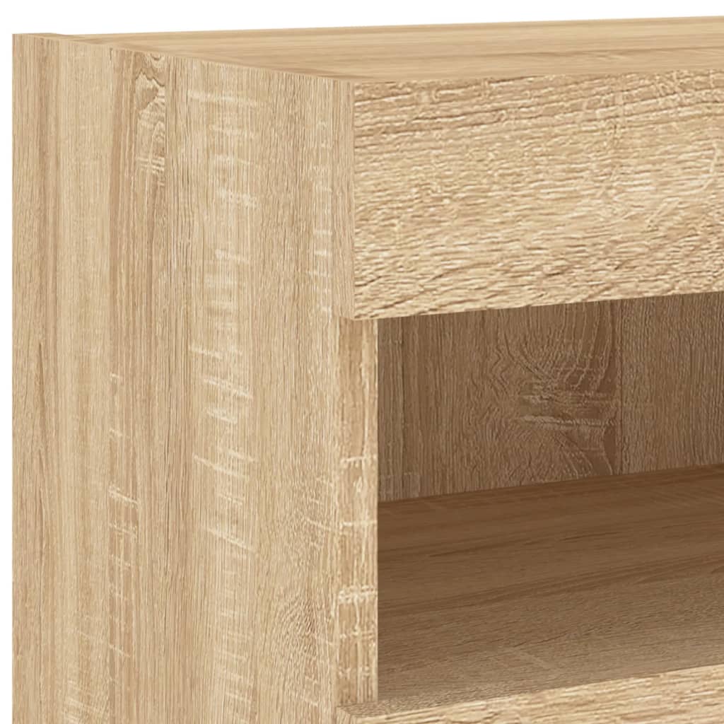 Zidni TV ormarići LED 2 kom boja hrasta sonome 80x30x40 cm