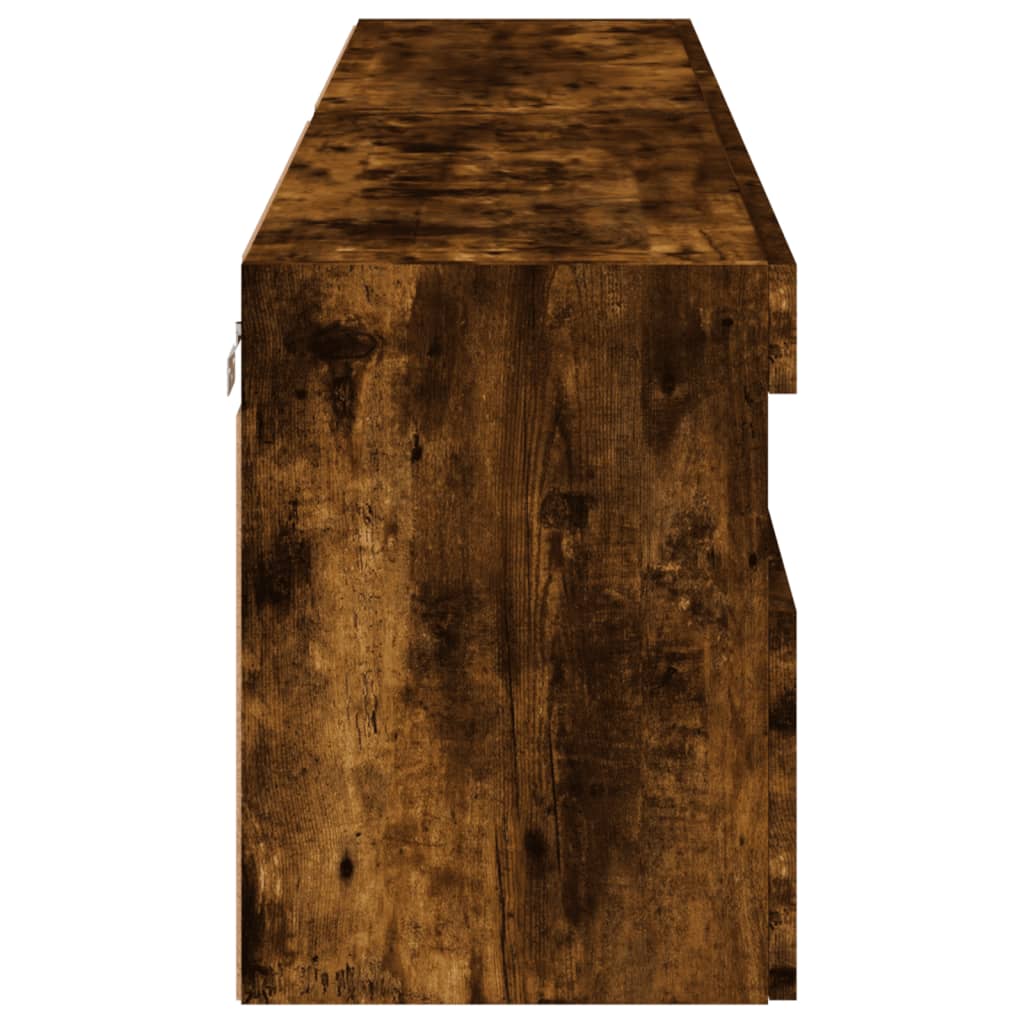 Zidni TV ormarići LED 2 kom boja hrasta 80x30x40 cm