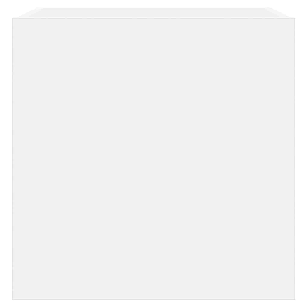 Zidni TV ormarić s LED svjetlima bijeli 40,5 x 35 x 40 cm