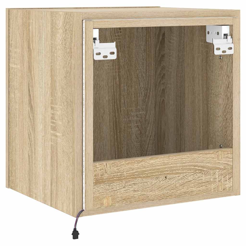 Zidni TV ormarići LED 2 kom boja hrasta sonome 40,5x35x40 cm