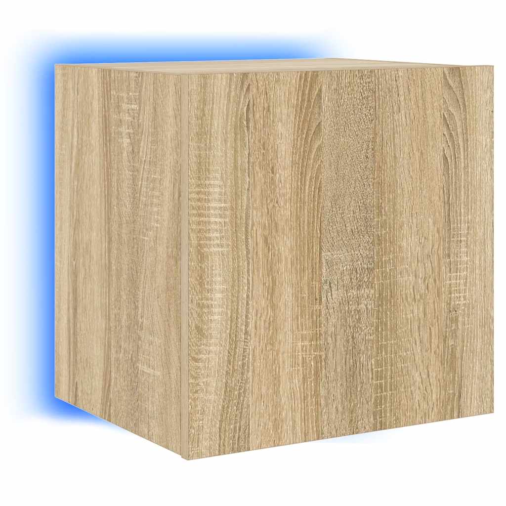 Zidni TV ormarići LED 2 kom boja hrasta sonome 40,5x35x40 cm