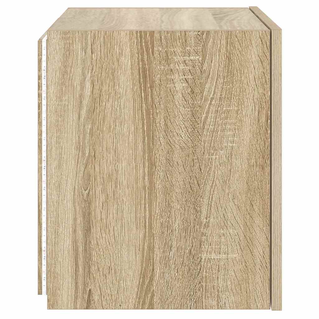 Zidni TV ormarići LED 2 kom boja hrasta sonome 40,5x35x40 cm
