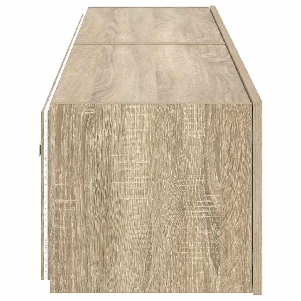 Zidni TV ormarići LED 2 kom boja hrasta sonome 80x35x31 cm