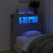 LED uzglavlje boja hrasta 160x18,5x103,5 cm konstruirano drvo