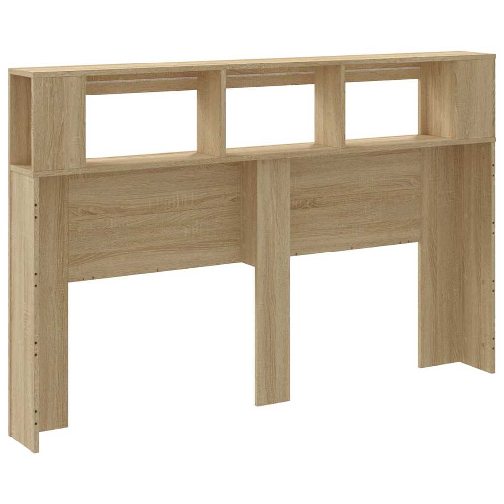 LED uzglavlje boja hrasta sonome 160 x 18,5 x 103,5 cm