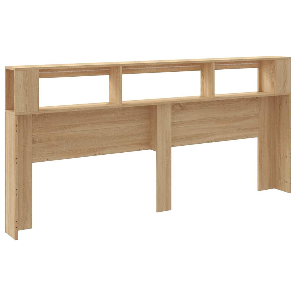 LED uzglavlje boja hrasta sonome 220x18,5x103,5 cm