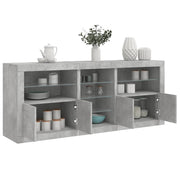 LED komoda 162 x 37 x 67 cm Konstruirano drvo