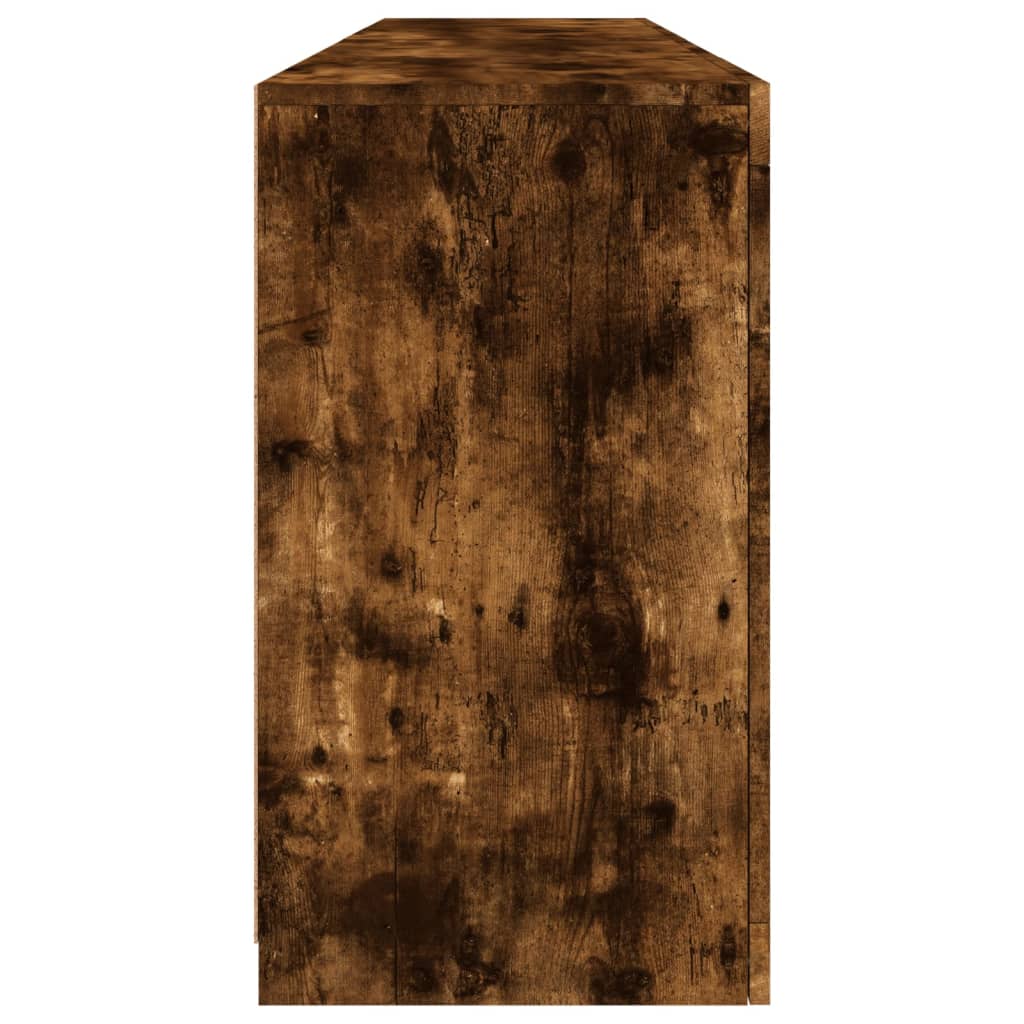 Komoda s LED svjetlima boja dimljenog hrasta 164 x 37x 67 cm