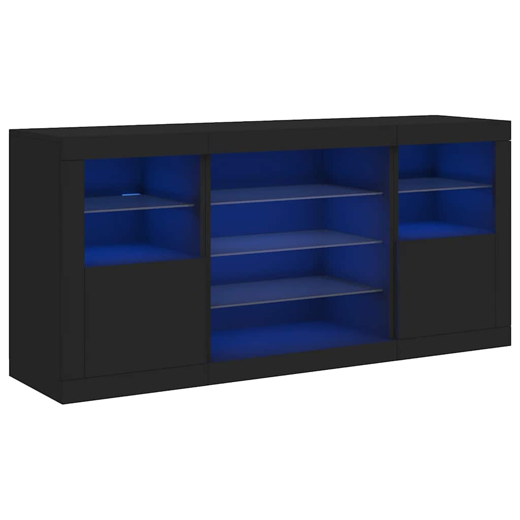 Komoda s LED svjetlima 142,5x37x67 cm