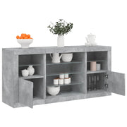 Komoda s LED svjetlima 142,5x37x67 cm