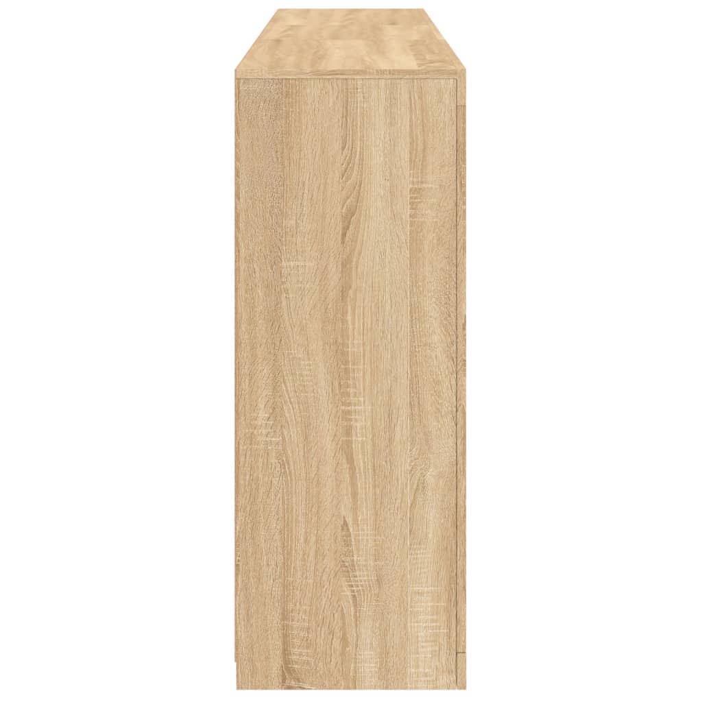 Komoda s LED svjetlima boja hrasta sonome 162 x 37 x 100 cm