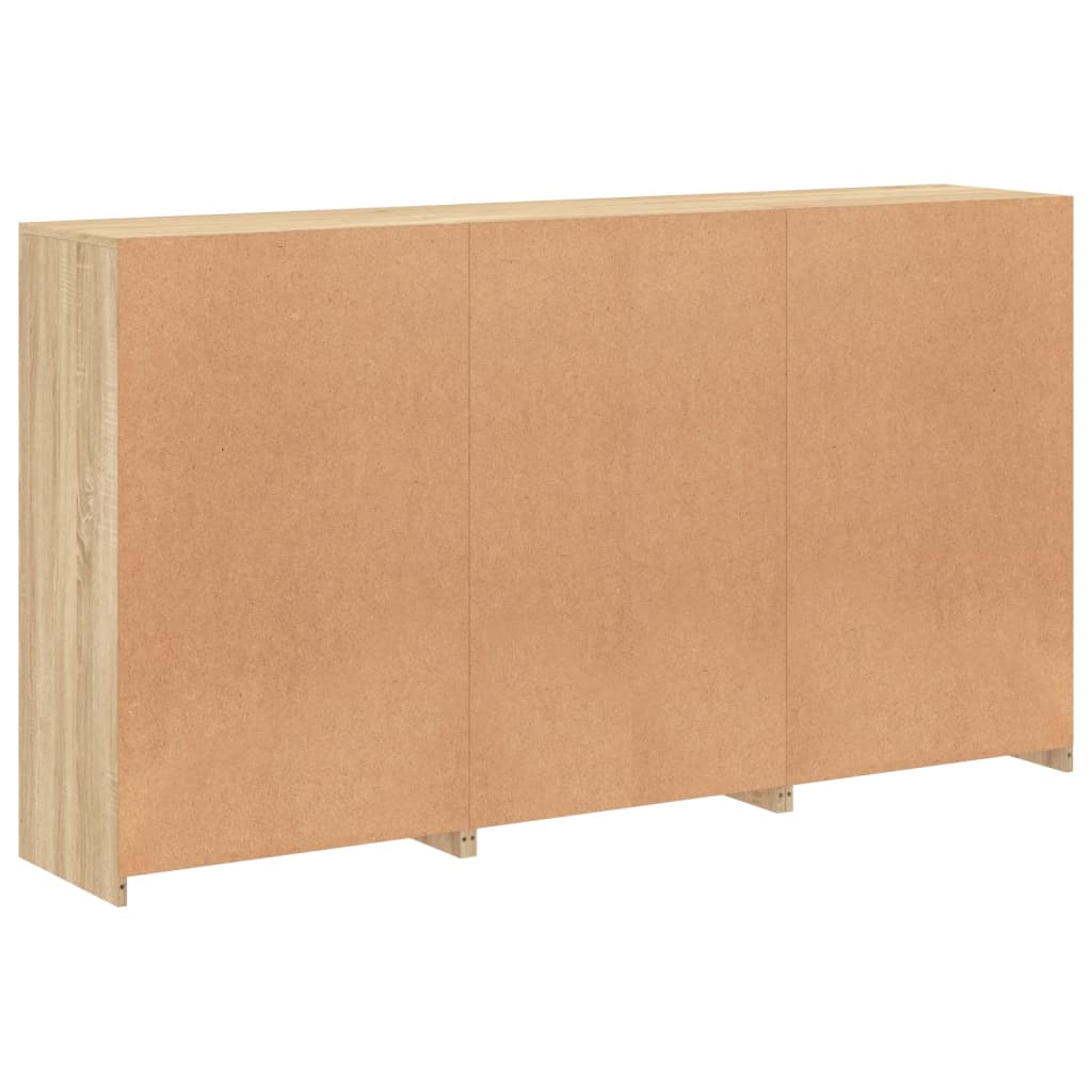 Komoda s LED svjetlima boja hrasta sonome 181,5x37x100 cm
