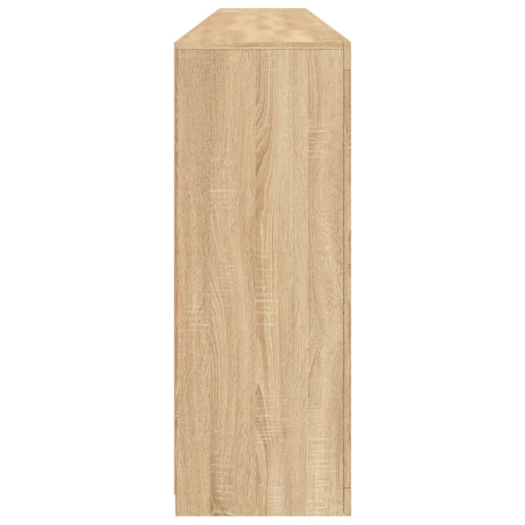 Komoda s LED svjetlima boja hrasta sonome 162 x 37 x 100 cm
