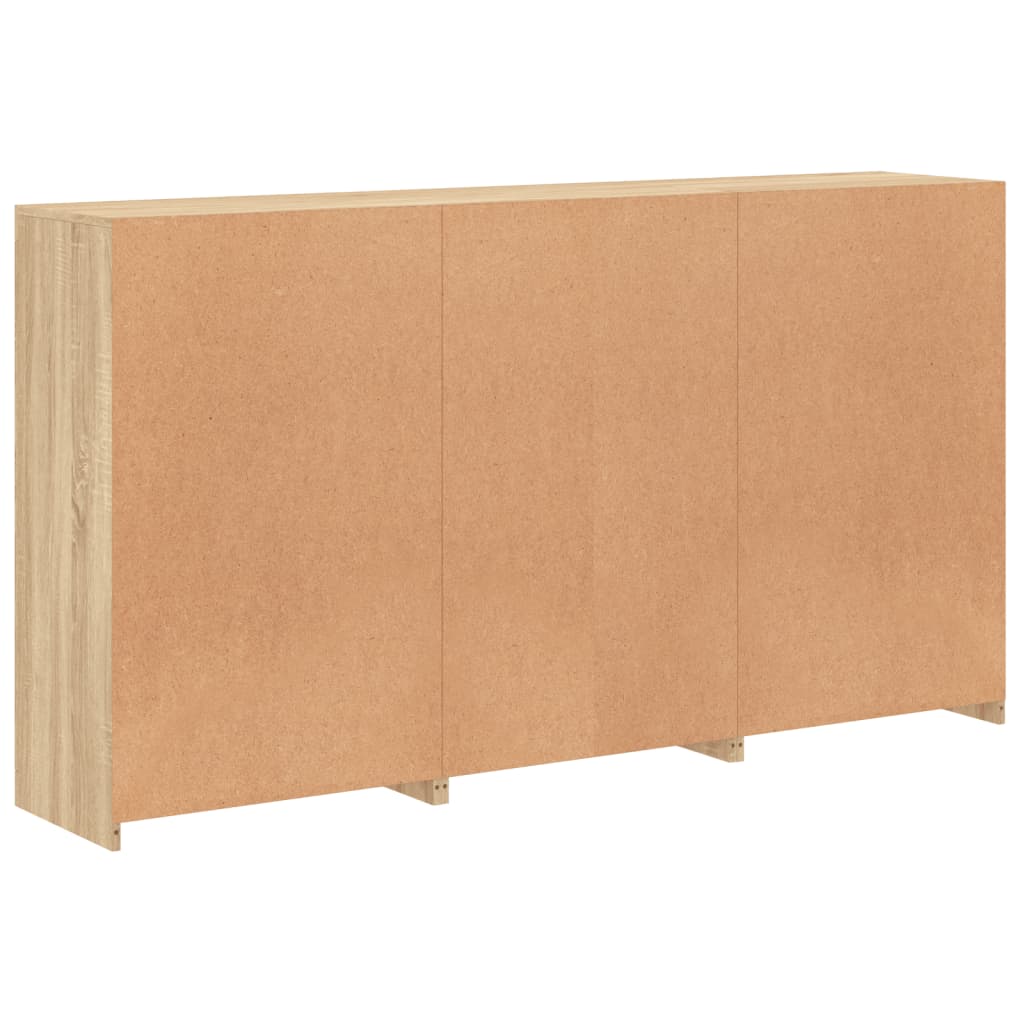 Komoda s LED svjetlima boja hrasta sonome 181,5x37x100 cm