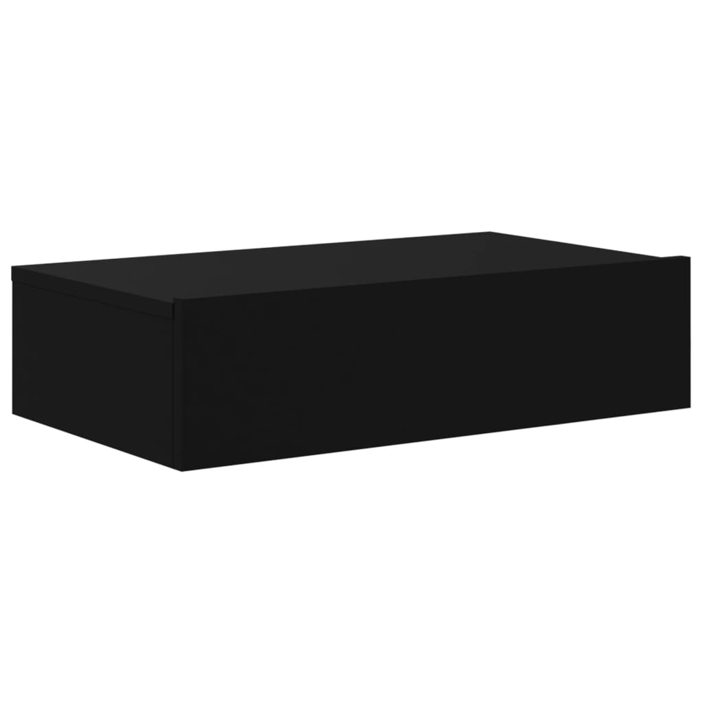 TV ormarić s LED svjetlima crni 60 x 35 x 15,5 cm