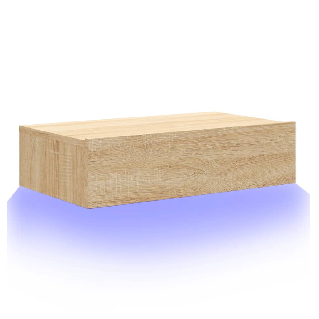 TV ormarić s LED svjetlima boja hrasta sonome 60 x 35 x 15,5 cm