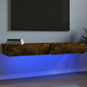 TV ormarići LED 2 kom boja dimljenog hrasta 60 x 35 x 15,5 cm