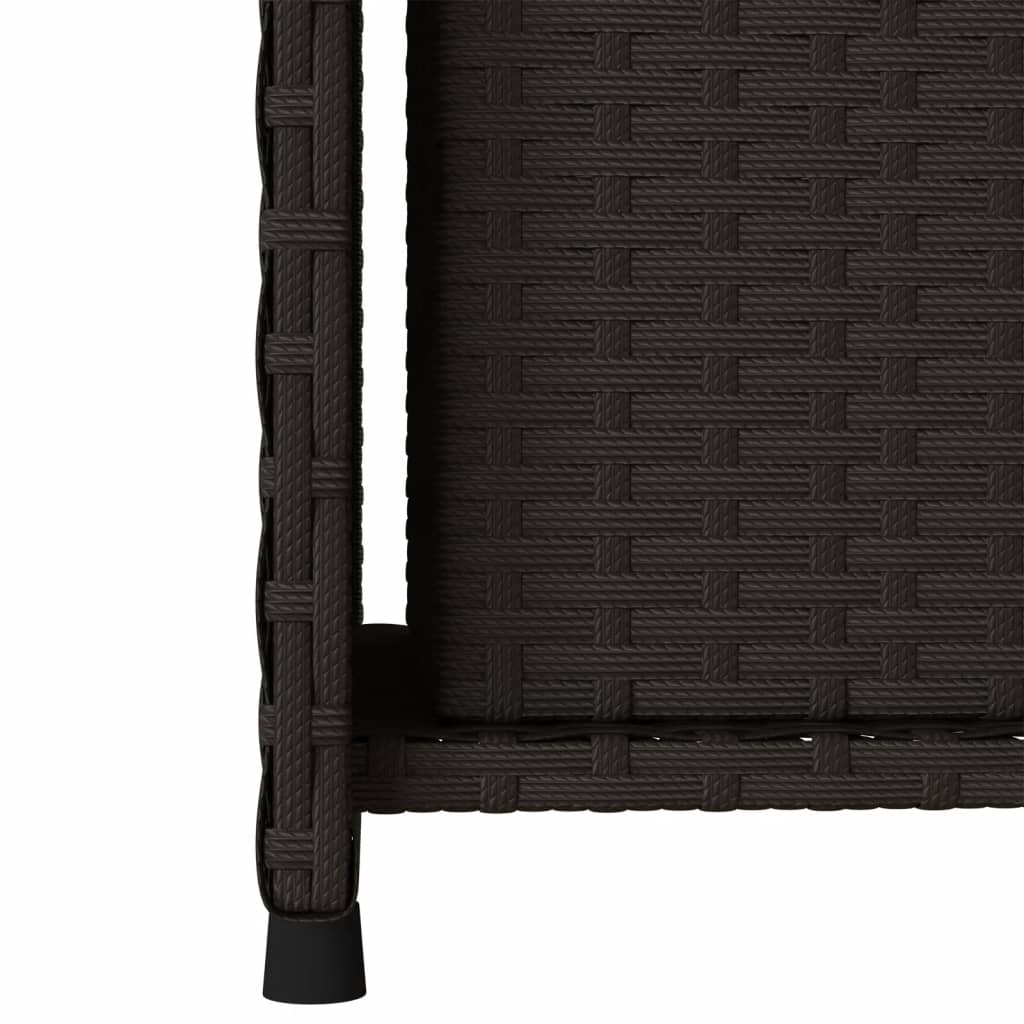 Vrtni ormarić za pohranu crni 50 x 55 x 115 cm od poliratana