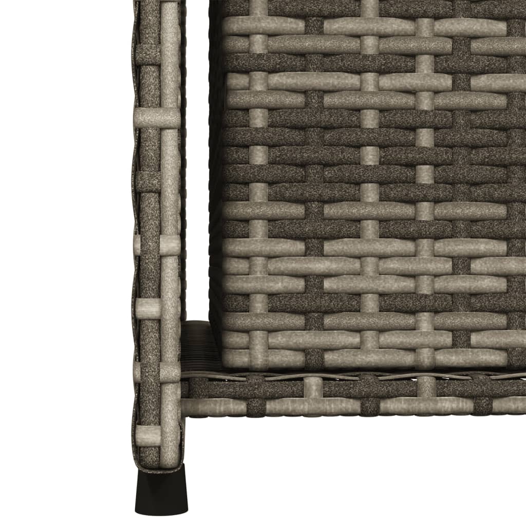 Vrtni ormarić za pohranu sivi 50x55x115 cm od poliratana