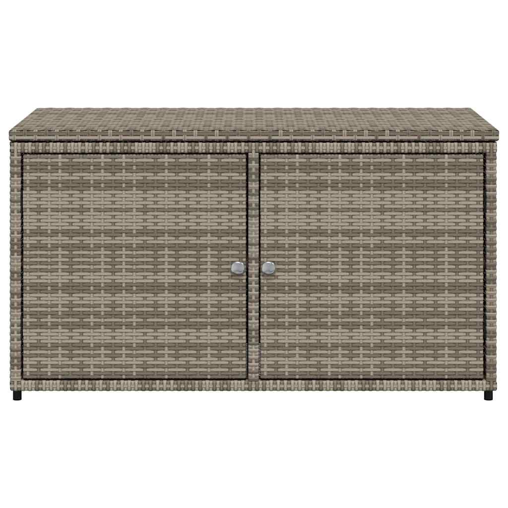Vrtni ormarić za pohranu sivi 110x55x60,5 cm od poliratana
