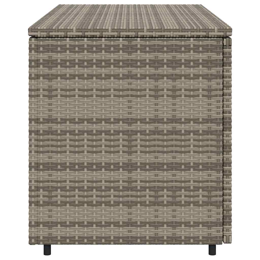 Vrtni ormarić za pohranu sivi 110x55x60,5 cm od poliratana