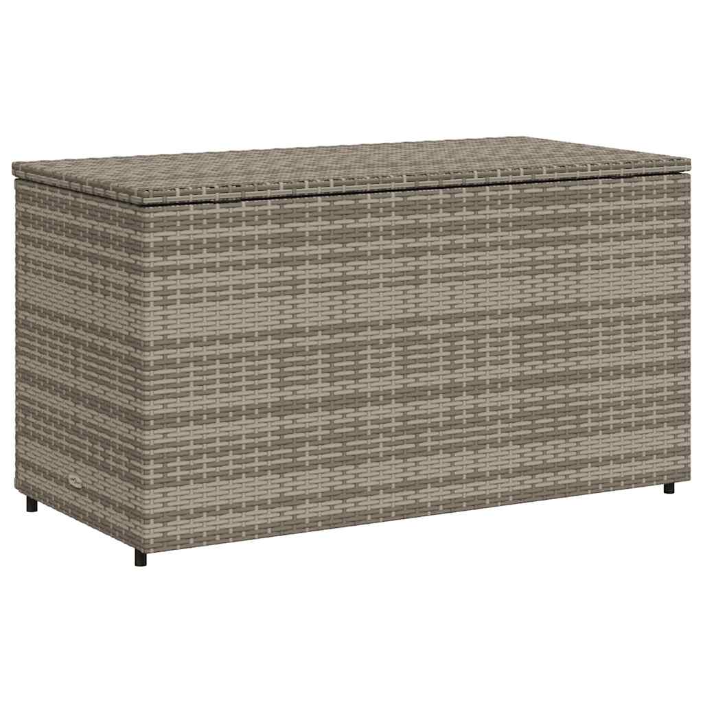 Vrtni ormarić za pohranu sivi 110x55x60,5 cm od poliratana