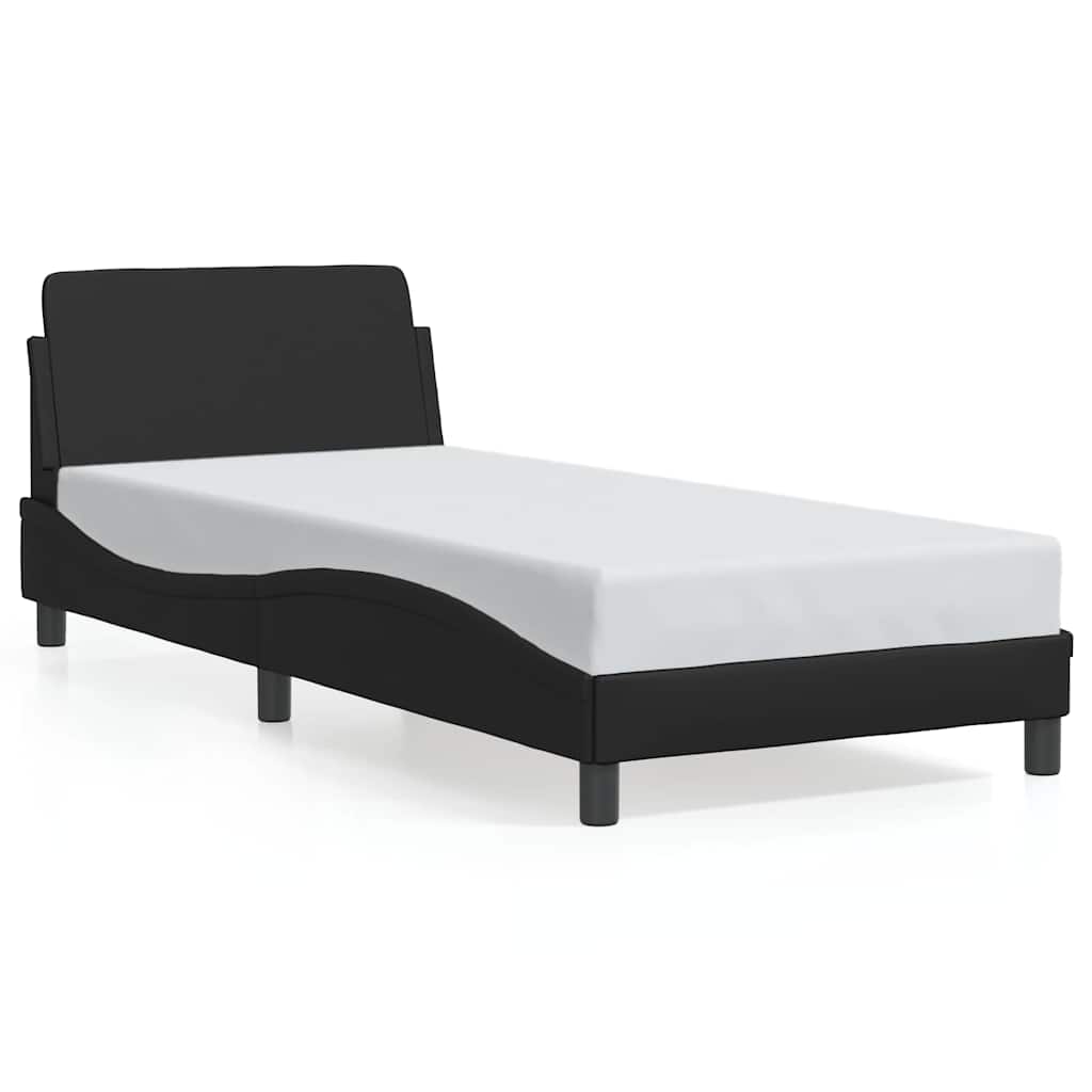 Okvir za krevet Dover crni 80 x 200 cm od umjetne kože