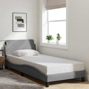 Okvir za krevet Dover svjetlosivi 90x190 cm od tkanine