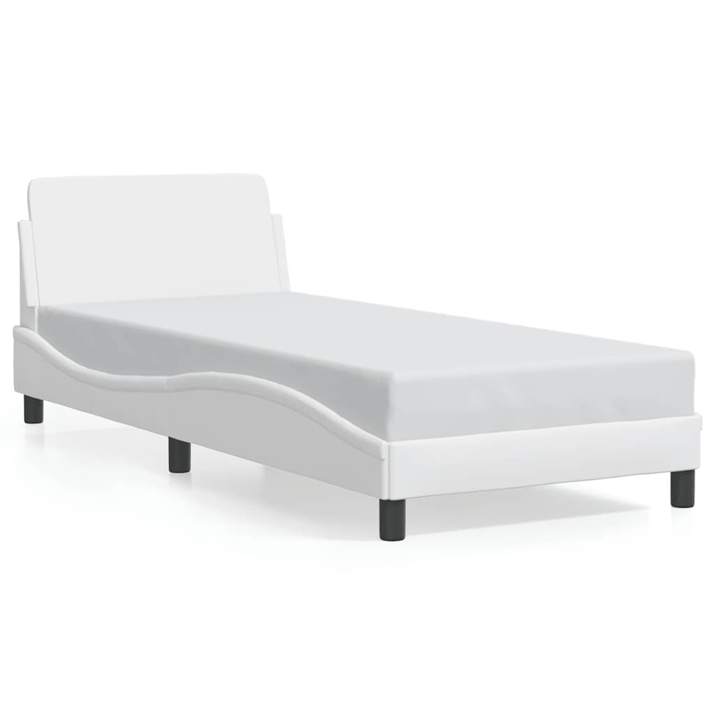 Okvir za krevet Dover bijela 90x200 cm od umjetne kože