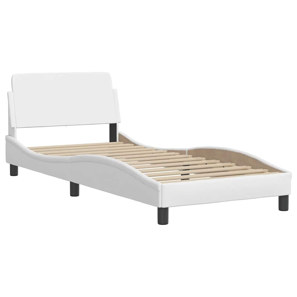 Okvir za krevet Dover bijela 90x200 cm od umjetne kože