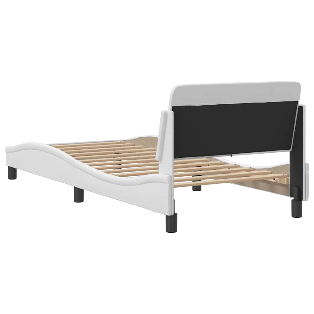 Okvir za krevet Dover bijela 90x200 cm od umjetne kože