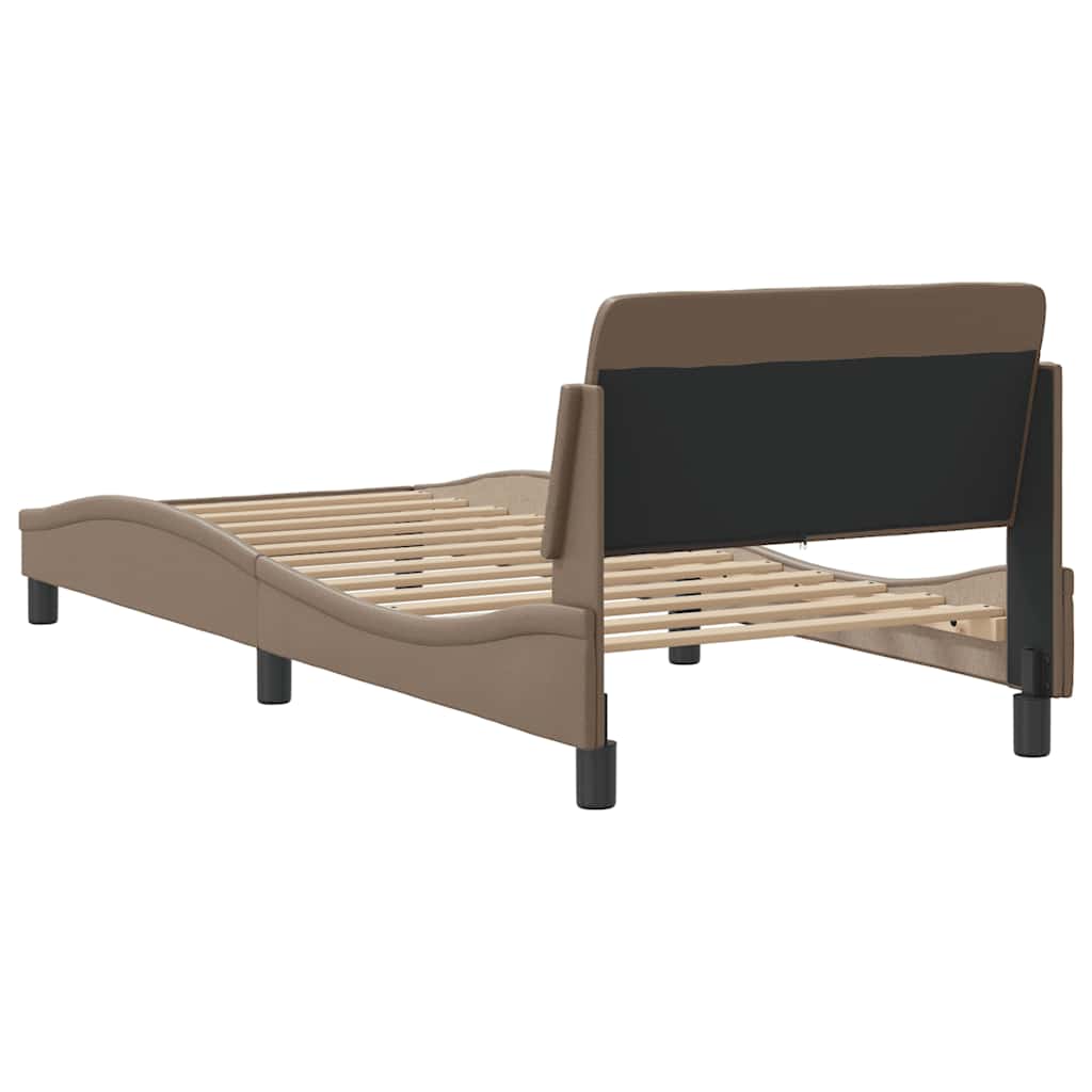 Okvir za krevet Dover cappuccino 90x200 cm umjetna koža