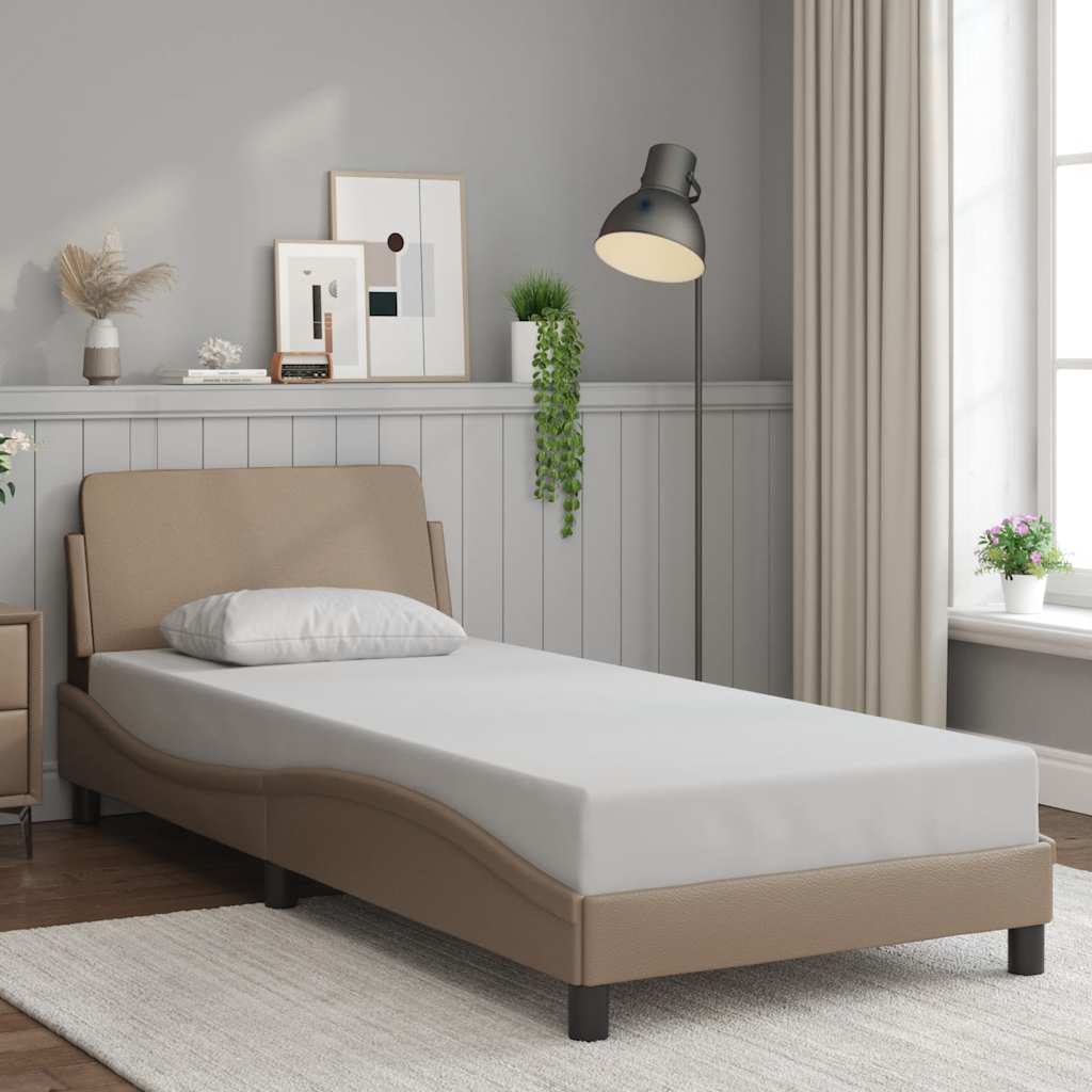 Okvir za krevet Dover cappuccino 90x200 cm umjetna koža