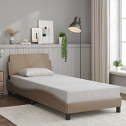 Okvir za krevet Dover cappuccino 90x200 cm umjetna koža