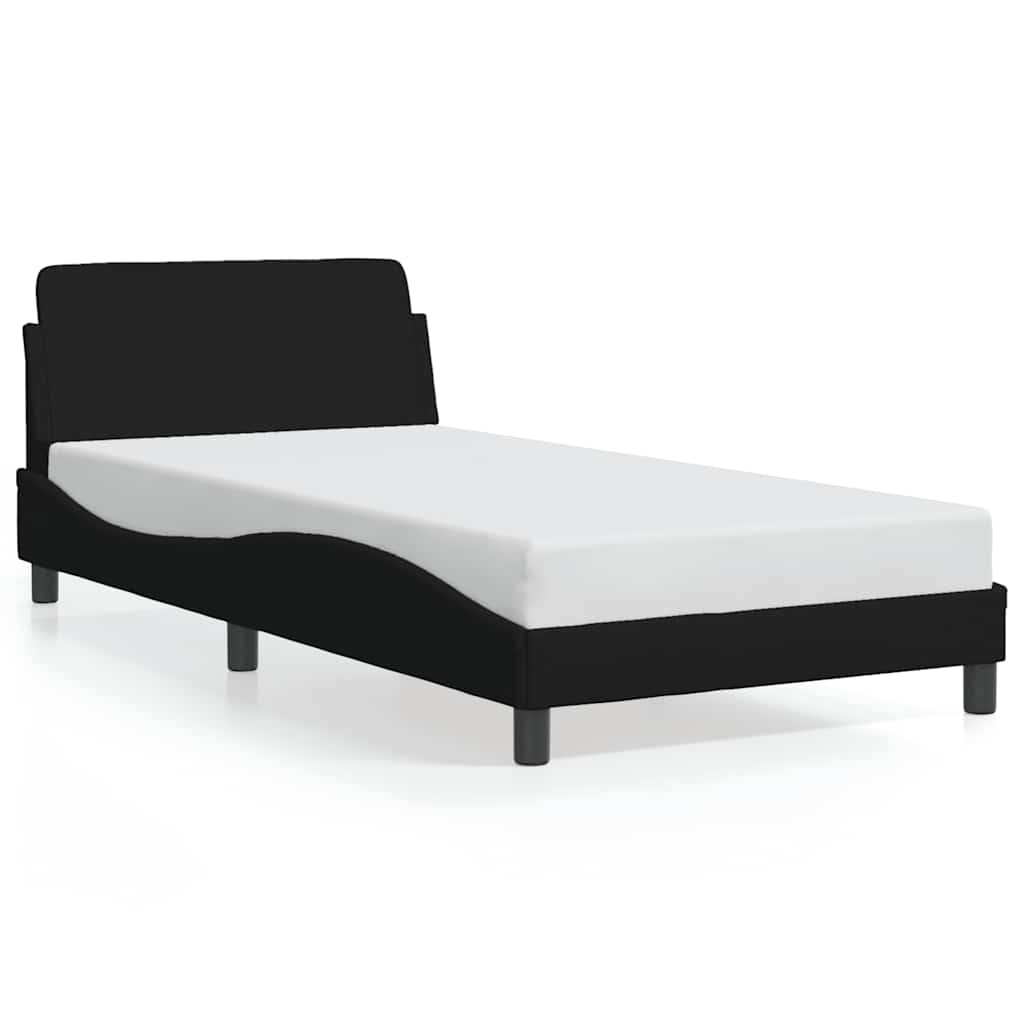 Okvir za krevet Dover crni 100x200 cm od tkanine